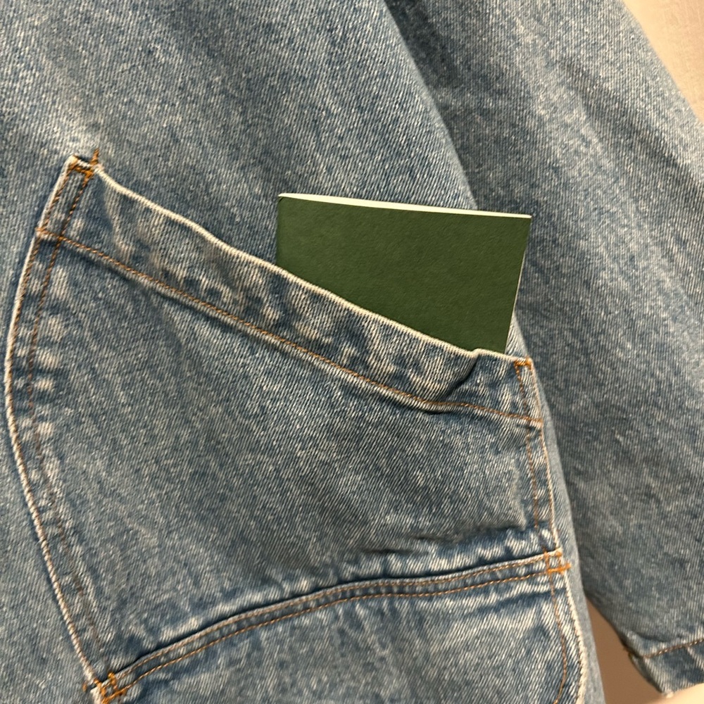 DENIM CHORE JACKET heavy duty high quality size Large - Picture 3 of 10